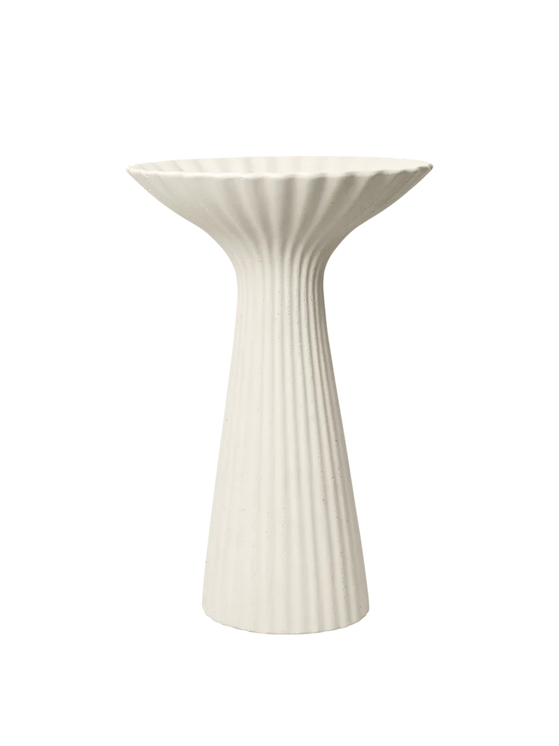 Fountain Pedestal Bowl – Ivory