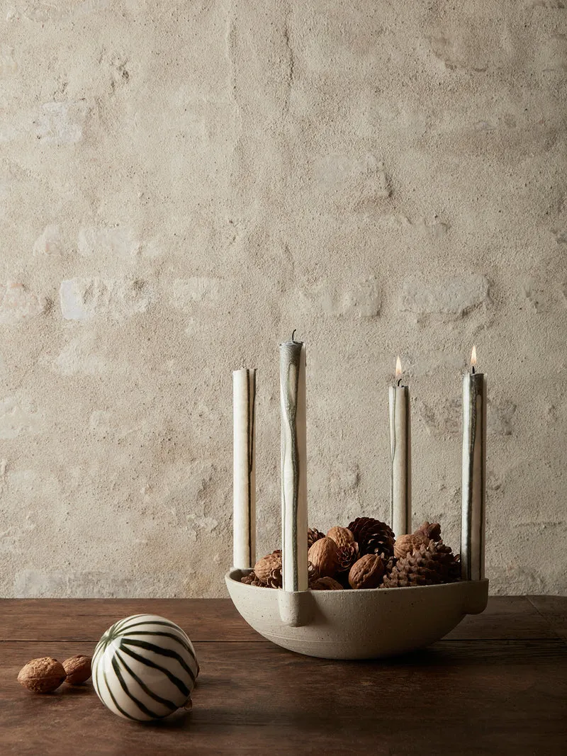 Bowl Candle Holder Large – Ceramic