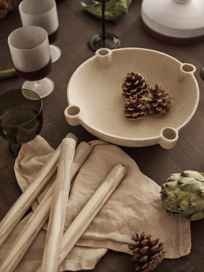Bowl Candle Holder Large – Ceramic