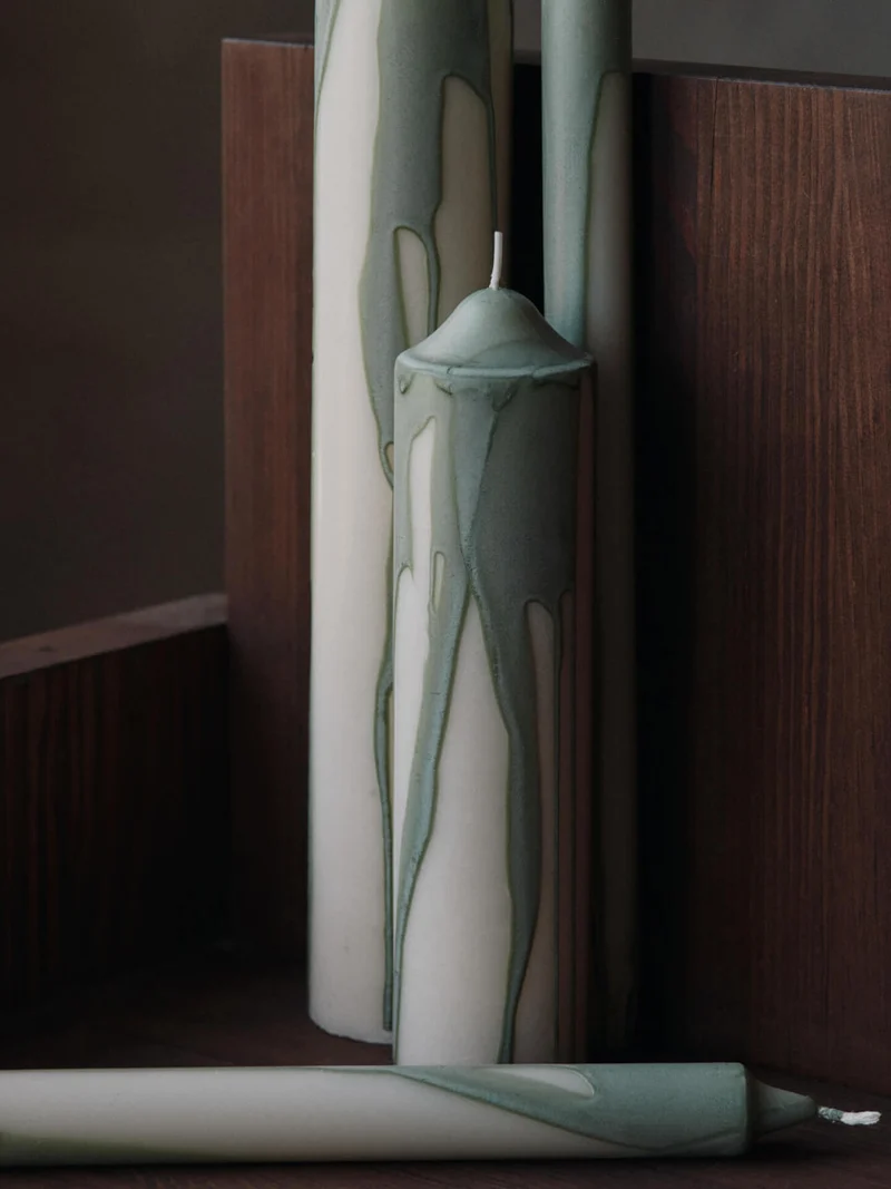 Dryp Pillar Candle H20 cm
