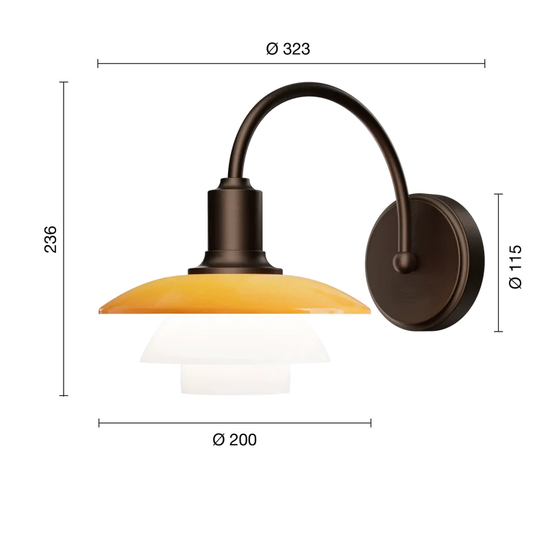 PH 2/2 Wall Lamp Centenary Edition