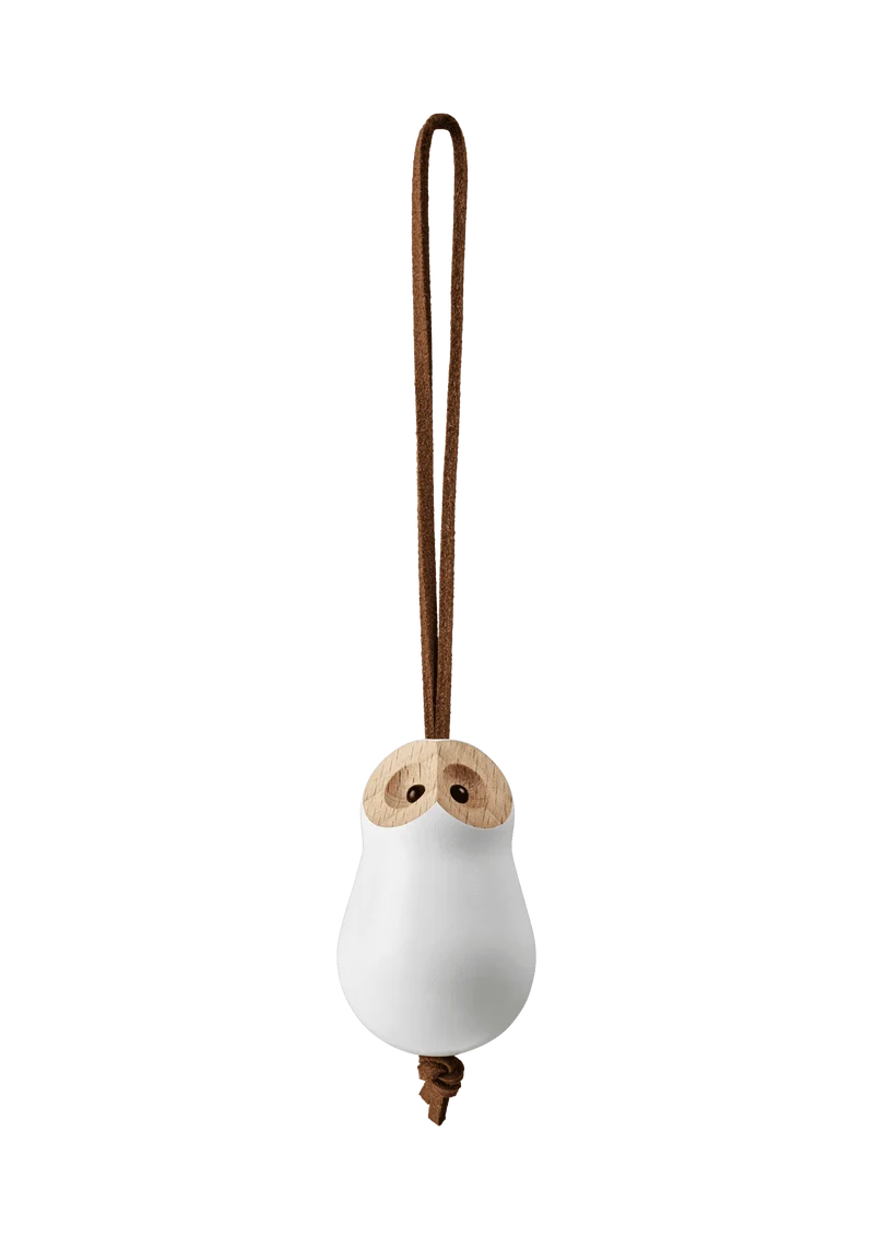Forest Tales Owl Ø4 cm White