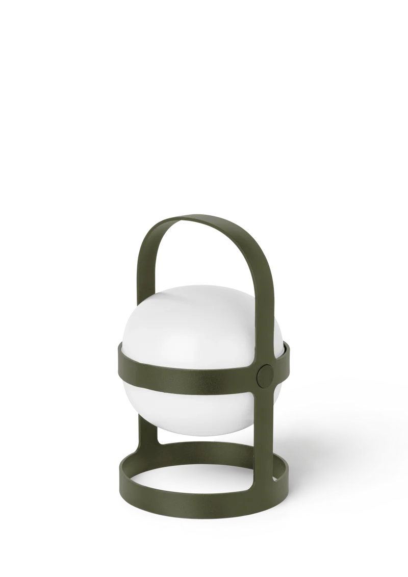 Soft Spot Solar H18.5 cm Olive Green