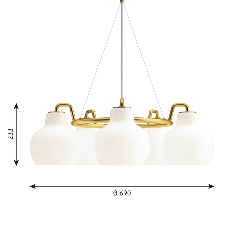 VL Ring Crown 3-5-7 Pendant
