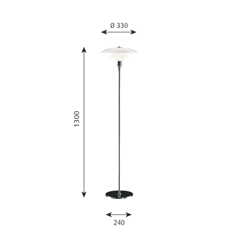 PH 3½-2½ Floor Lamp