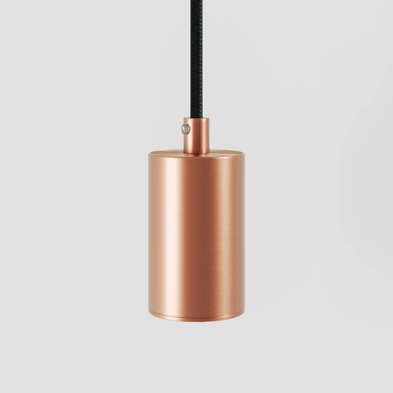 Suspension avec Spot GU10 Bispot pour système sur rail - Cuivre satiné