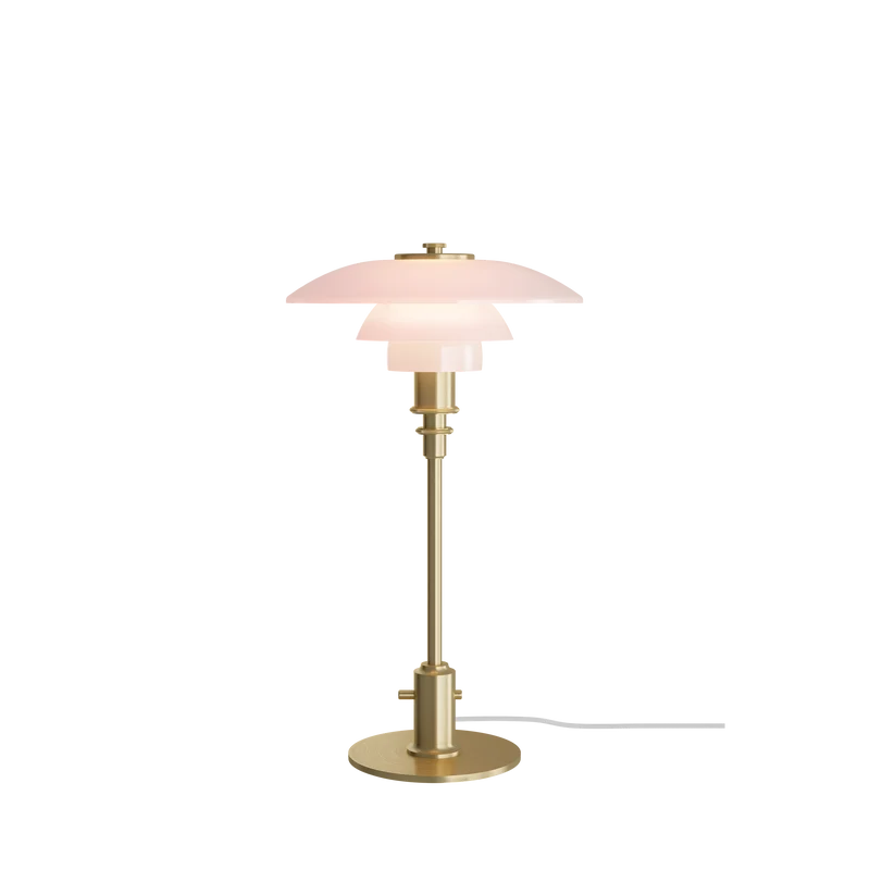 PH 2/1 Pale Rose Brass Table Lamp