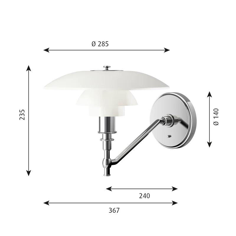 PH 3/2 Wall Lamp