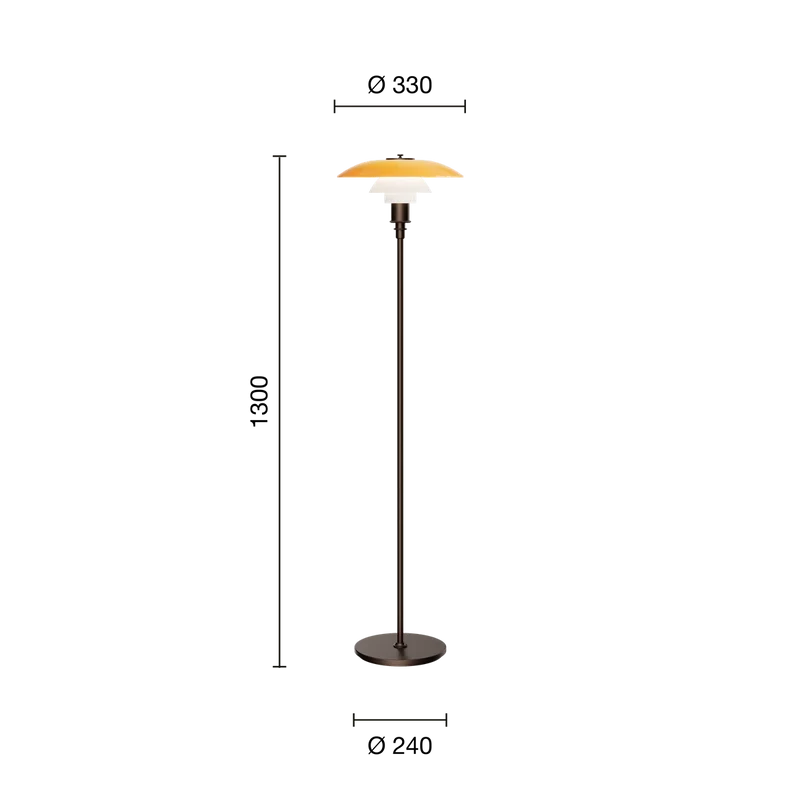 PH 3½-2½ Floor Lamp Centenary Edition