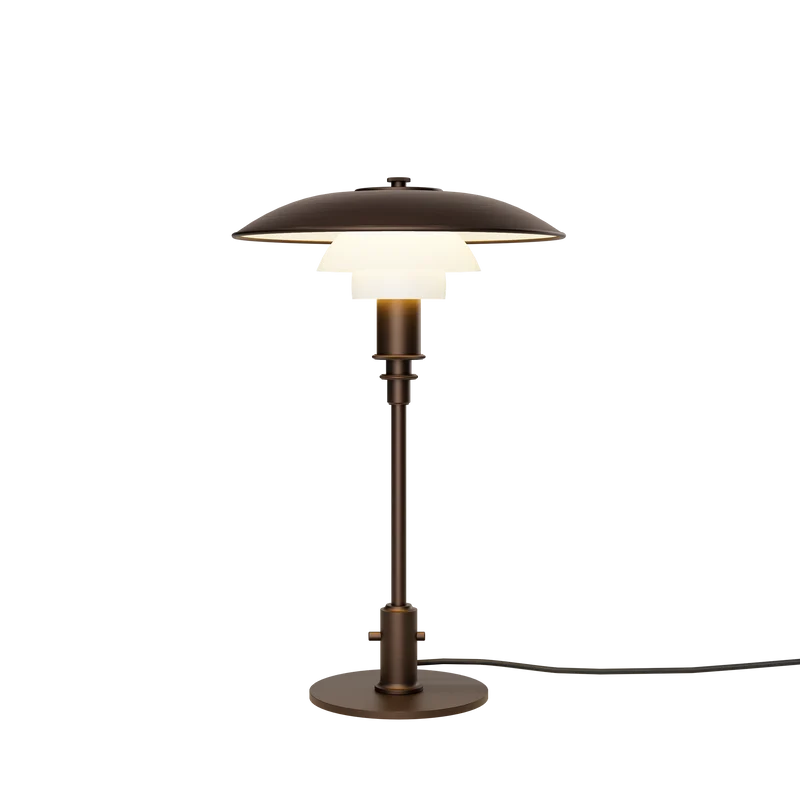 PH 3/2 Aged Brass Opal Table Lamp