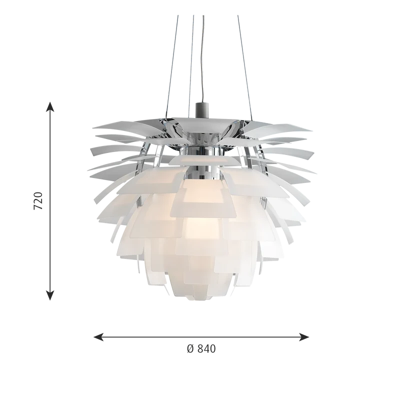 PH Artichoke Glass Pendant