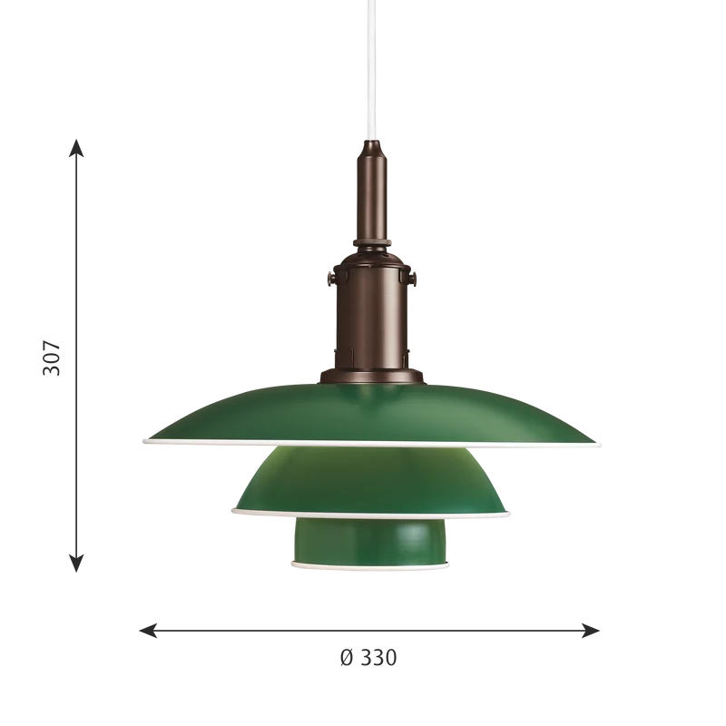 PH 3½-3 Metal Pendant