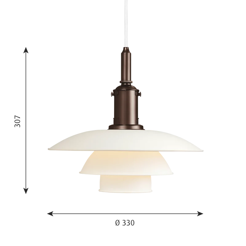 PH 3½-3 Metal Pendant