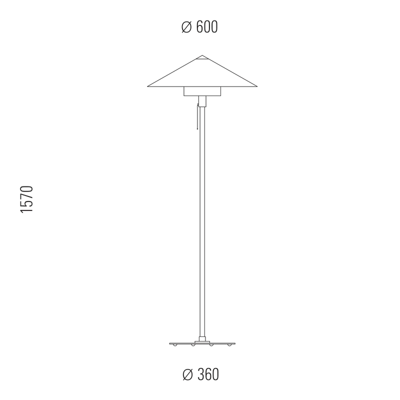 WSTL 30 Wagenfeld Floor Lamp