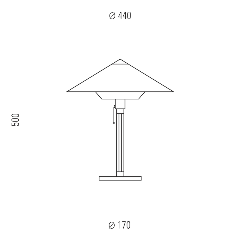 WG 28 Wagenfeld Table Lamp