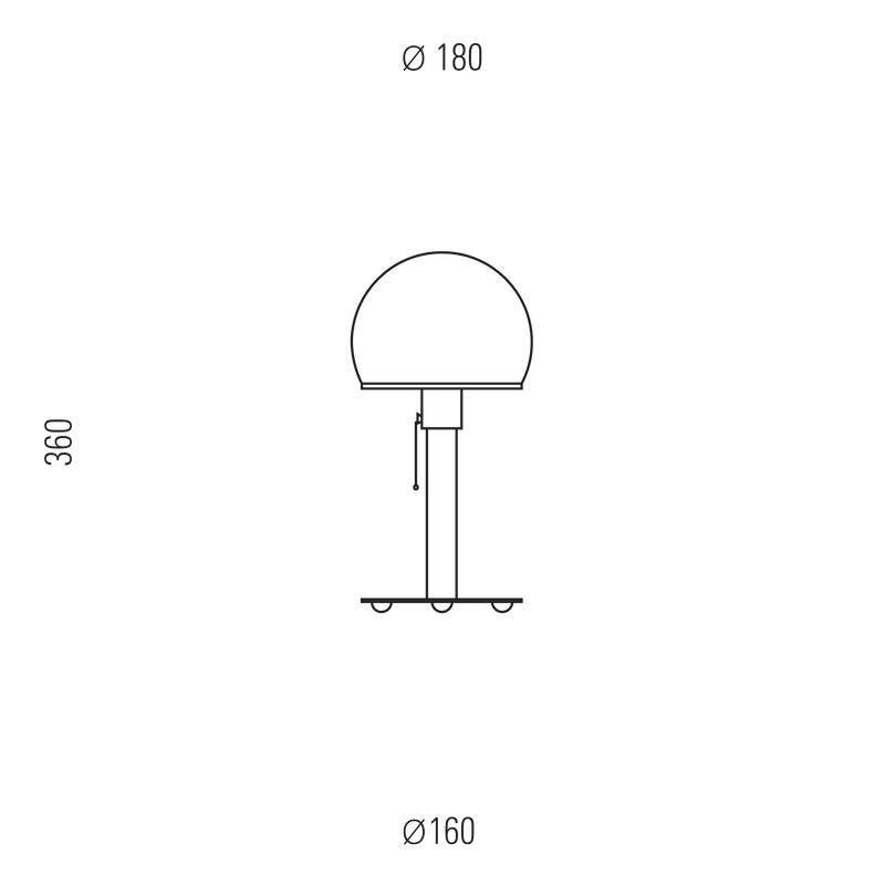 WA 24 Bauhaus Table Lamp