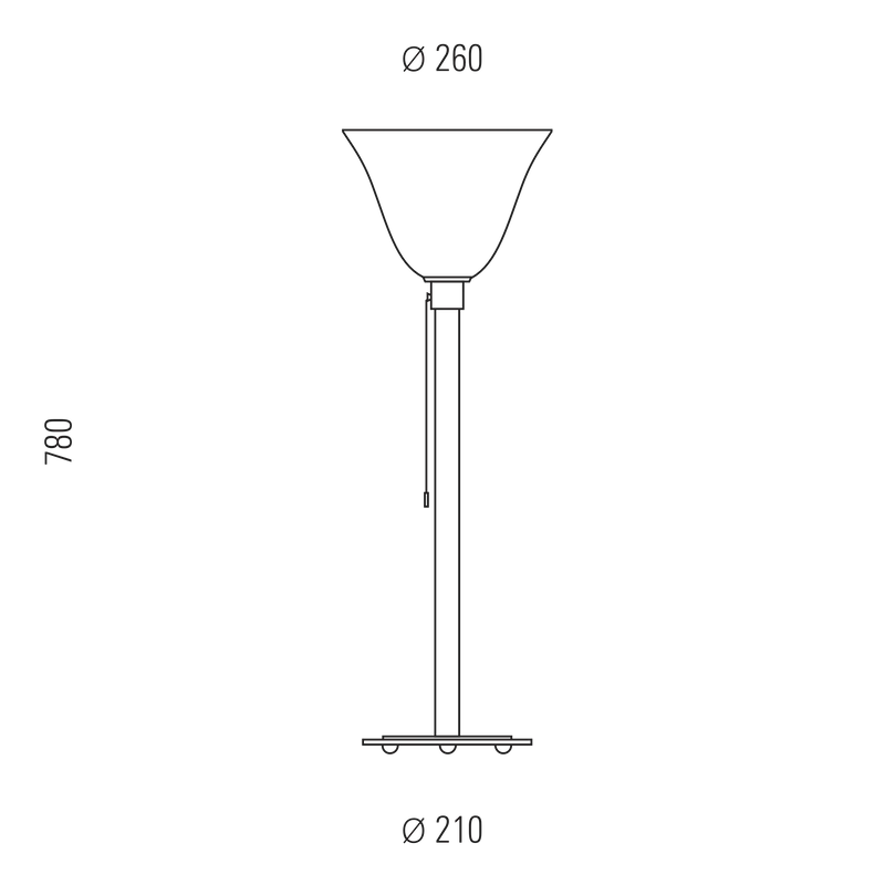AD 30 Art Déco Floor Lamp
