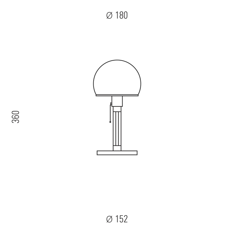 WG 24 Bauhaus Table Lamp
