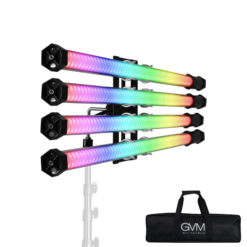 GVM-BD-100D RGB & Bi-Color Wand Light 2 Light Kit