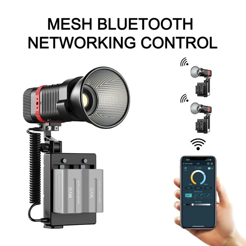 (Open Box) GVM PL60B Bi-Color Pocket LED Monolight Wihout Barrery
