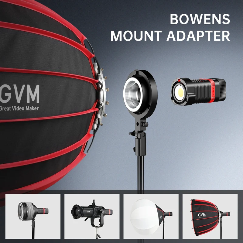 (Open Box) GVM PL60B Bi-Color Pocket LED Monolight Wihout Barrery