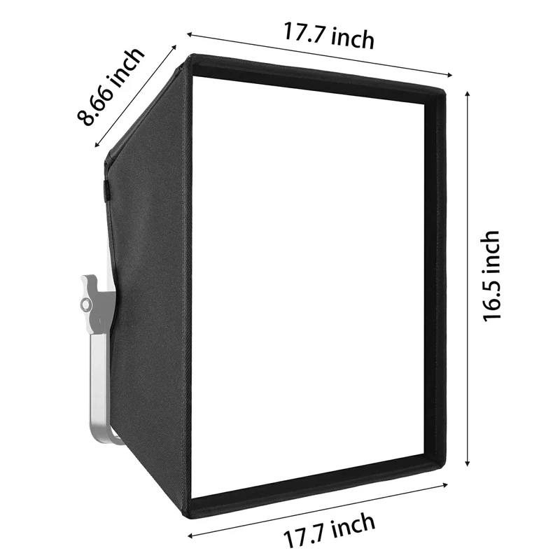 (Open Box) GVM Video Light Softbox for 672S/MB832/50RS/520LS/ and 1200D Series LED Lights (14.9"x 15.7")