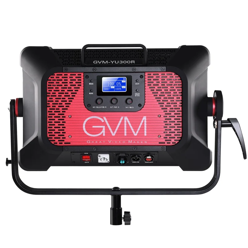 (Open Box) GVM YU300R Led Video Lights Panel Rgb And Bi-Color Studio Light