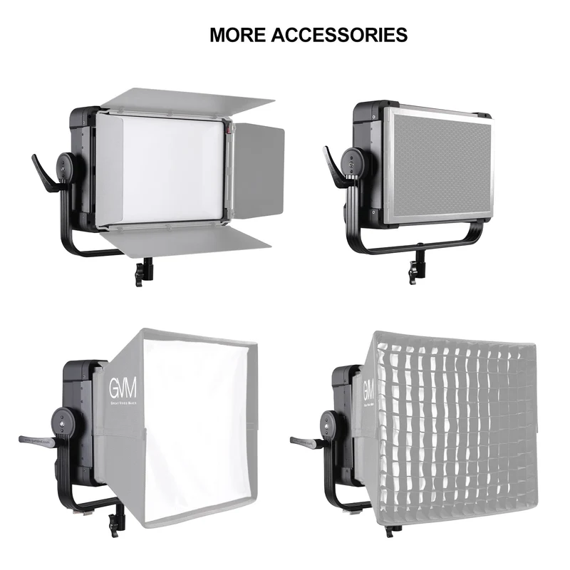 (Open Box) GVM YU300R Led Video Lights Panel Rgb And Bi-Color Studio Light