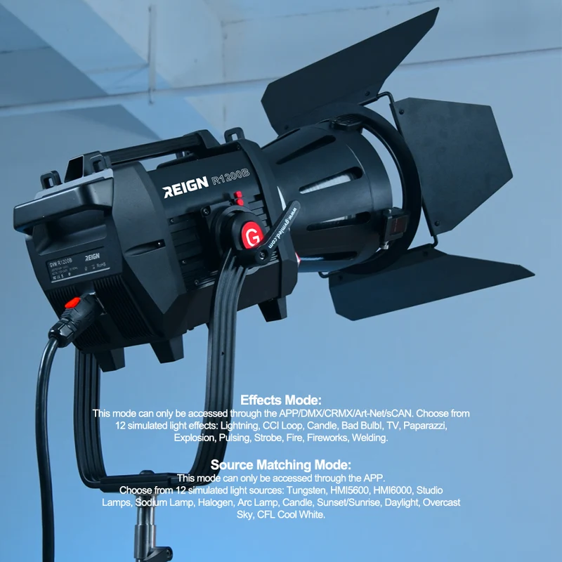(Open Box)Reign R1200B 1200W Bi-Color Integrated Spotlight