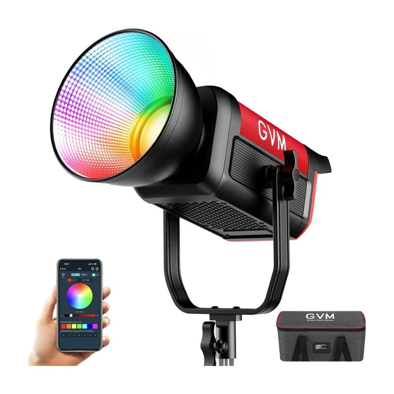 GVM PRO SD300C 300W High Power RGB&Bi-Color Monolight（Buy 1 Get 1 Free）(add 2 items to cart)