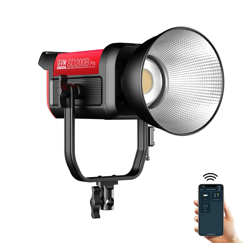 GVM PRO-SD200B 200W Bi-Color Monolight Kit with Lantern Softbox (Open Box)
