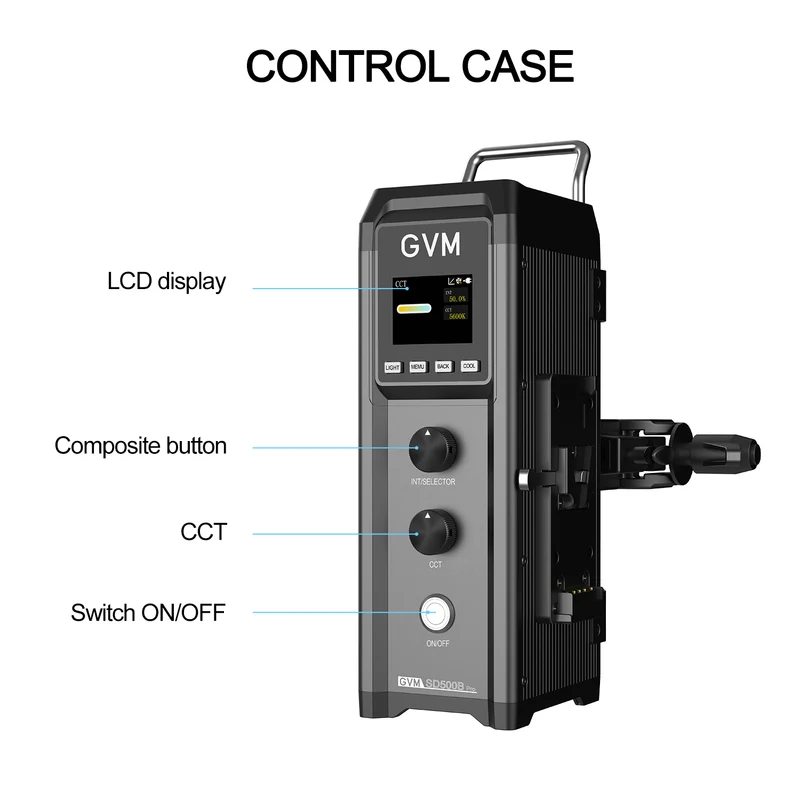 GVM PRO-SD500B 500W Bi-Color Monolight (Buy 1 Get 1 Free)(Add 2 items to cart)