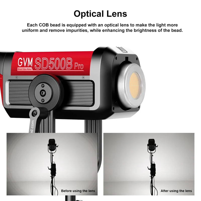 GVM PRO-SD500B 500W Bi-Color Monolight (Buy 1 Get 1 Free)(Add 2 items to cart)