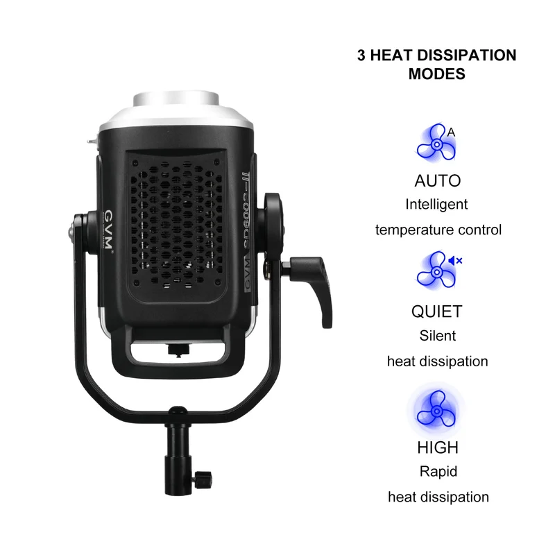 GVM SD600S-II 600W Upgraded Daylight LED Video Light