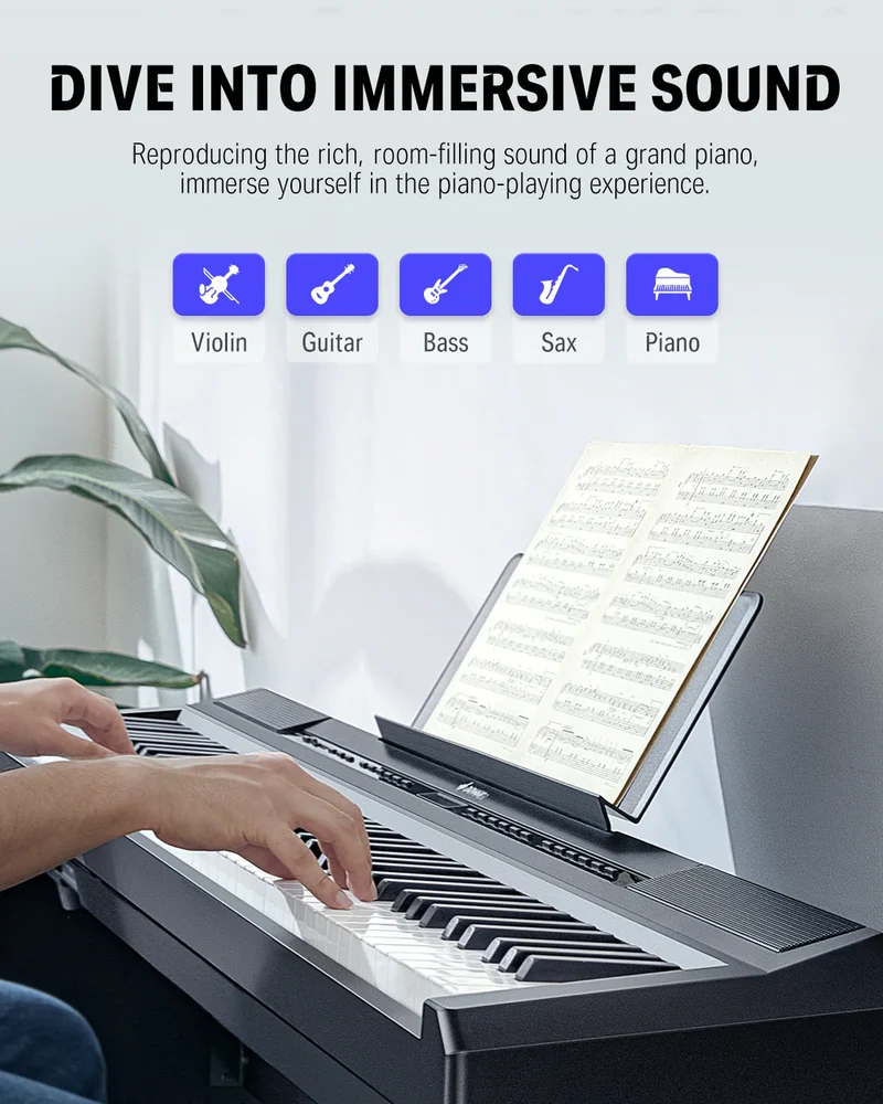 Donner DEP-20 + Piano LED Plus 2026®