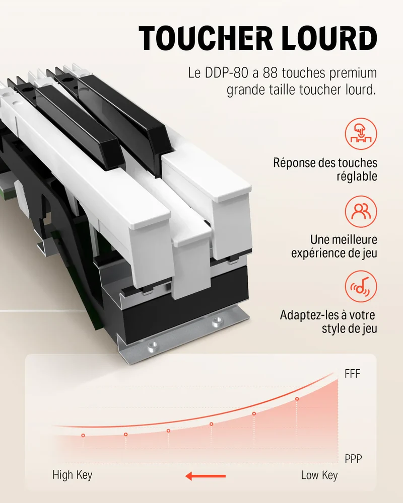 Donner DDP-80 + Piano LED Plus 2026®