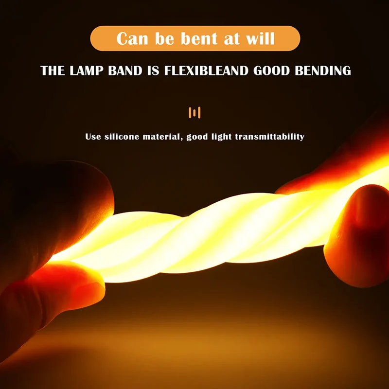 High-Density COB Neon Strip Light - 220–240V EU Plug, IP67, 288 LEDs/m