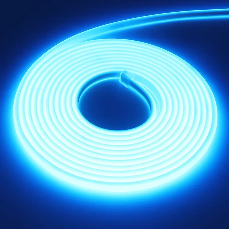 High-Density COB Neon Strip Light - 220–240V EU Plug, IP67, 288 LEDs/m