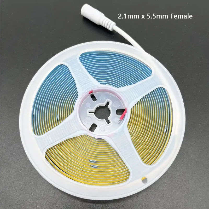 Tuya Zigbee 3.0 COB LED Strip Light - 5V USB, Dimmable 320 LEDs/m, Works with Alexa Google