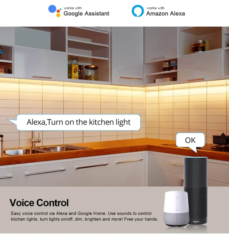 Tuya Zigbee 3.0 COB LED Strip Light - 5V USB, Dimmable 320 LEDs/m, Works with Alexa Google
