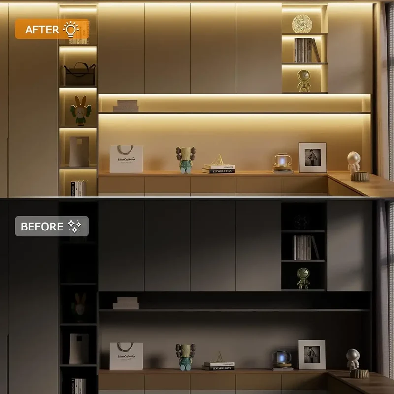 Tuya Zigbee 3.0 COB LED Strip Light - 5V USB, Dimmable 320 LEDs/m, Works with Alexa Google