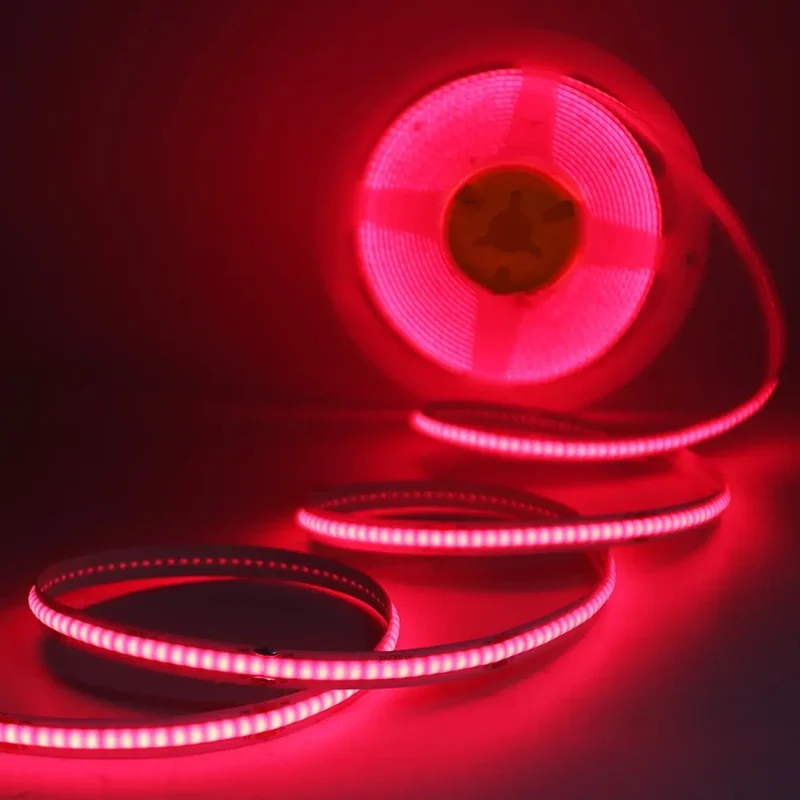 Motion Sensor COB LED Strip Light for Cabinets & Closets - Battery-Powered, 320 LEDs/m