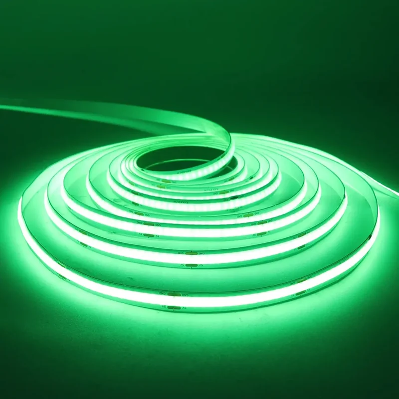 Motion Sensor COB LED Strip Light for Cabinets & Closets - Battery-Powered, 320 LEDs/m