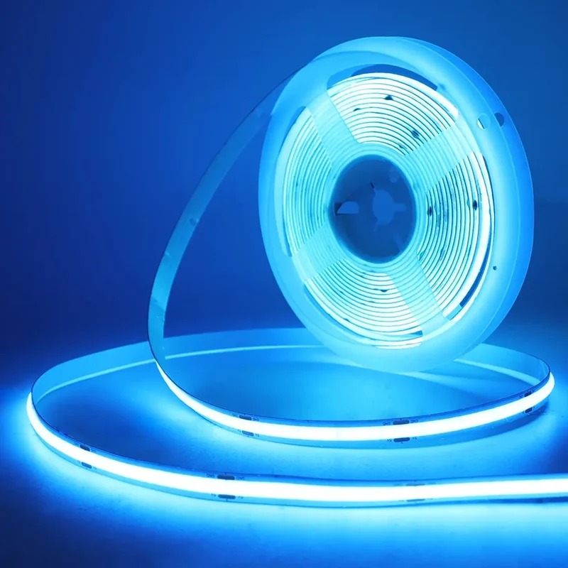 Motion Sensor COB LED Strip Light for Cabinets & Closets - Battery-Powered, 320 LEDs/m
