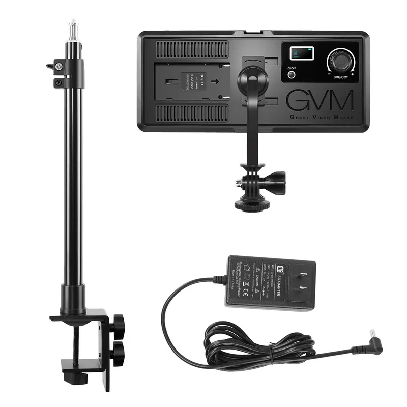 GVM 20W Bi-Color Video Light On-Camera Light