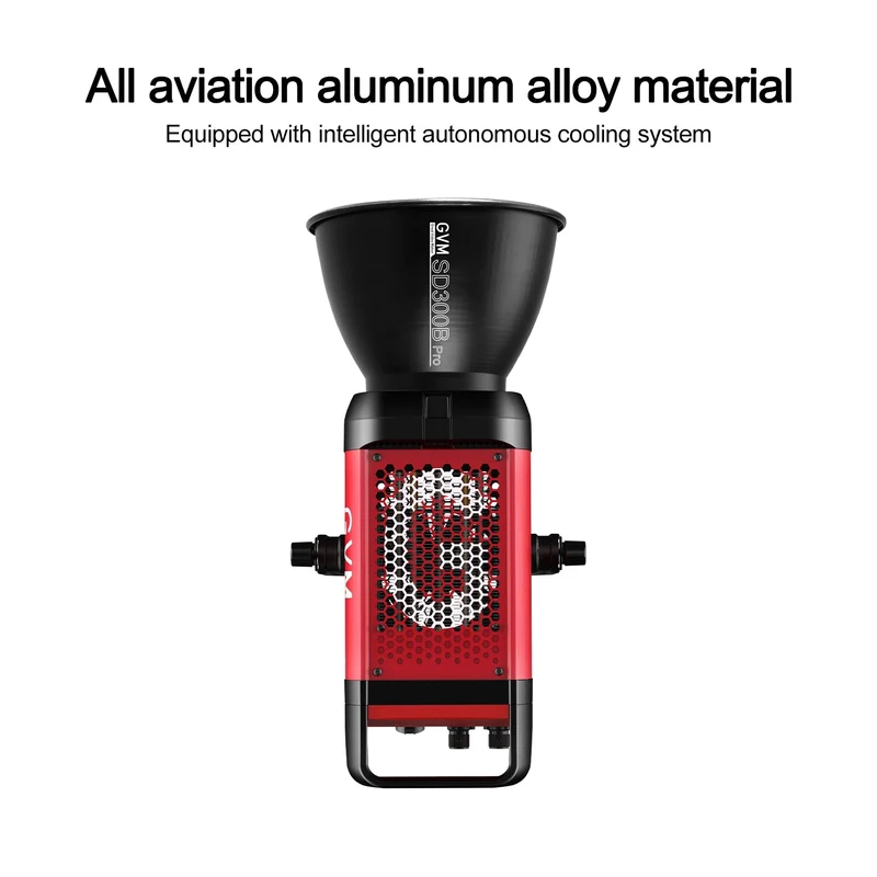 (Open Box)GVM PRO-SD300B 300W Bi-Color Monolight V-mount Mesh Bluetooth