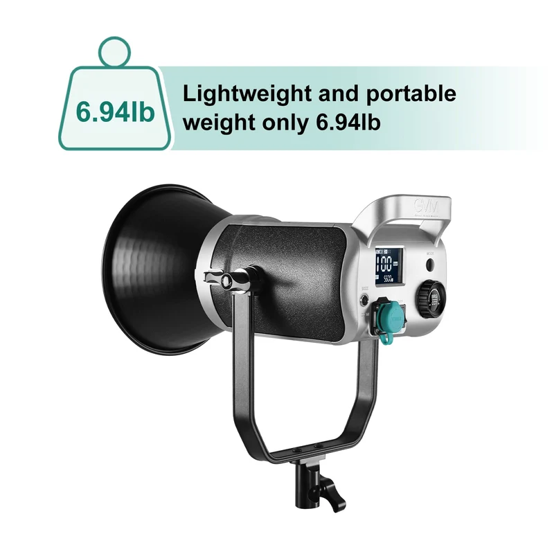 GVM SD200D 200W High Power Bi-Color LED Spotlight Light With Softbox(2-Light Kit Include Free Softbox $59*2)