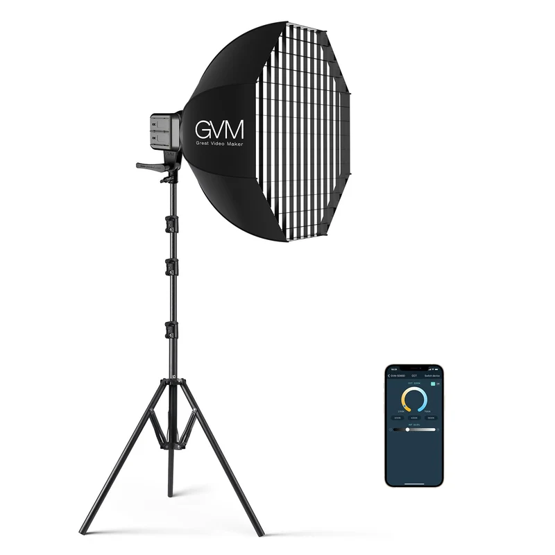 GVM SD80D Bi-Color LED Monolight Kit（buy 1 get 1 free）