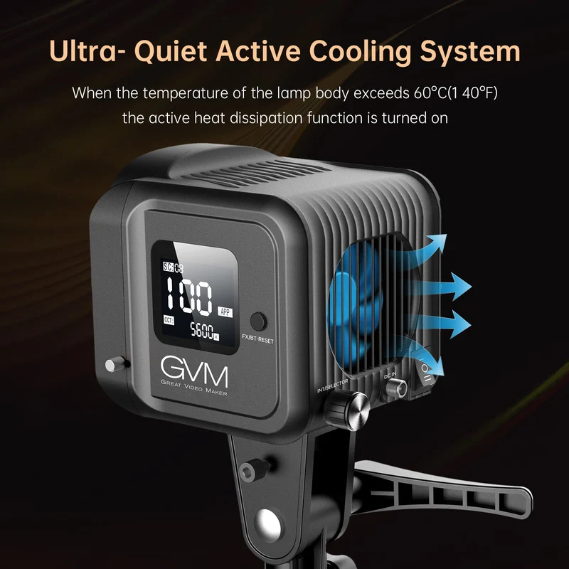 GVM SD80D Bi-Color LED Monolight Kit（buy 1 get 1 free）