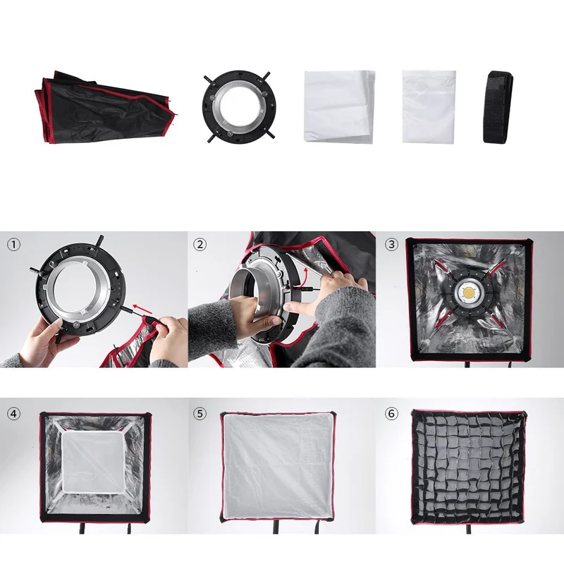 GVM SD80D Bi-Color LED Monolight Kit（buy 1 get 1 free）